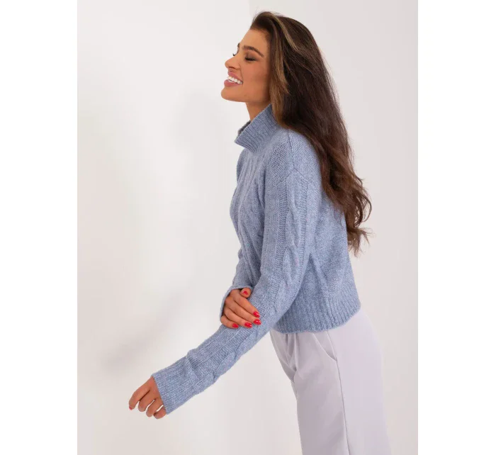 Sweter TW SW model 19525745 ciemny niebieski - FPrice