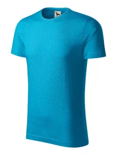 Native (GOTS) pánske tričko tyrkysová