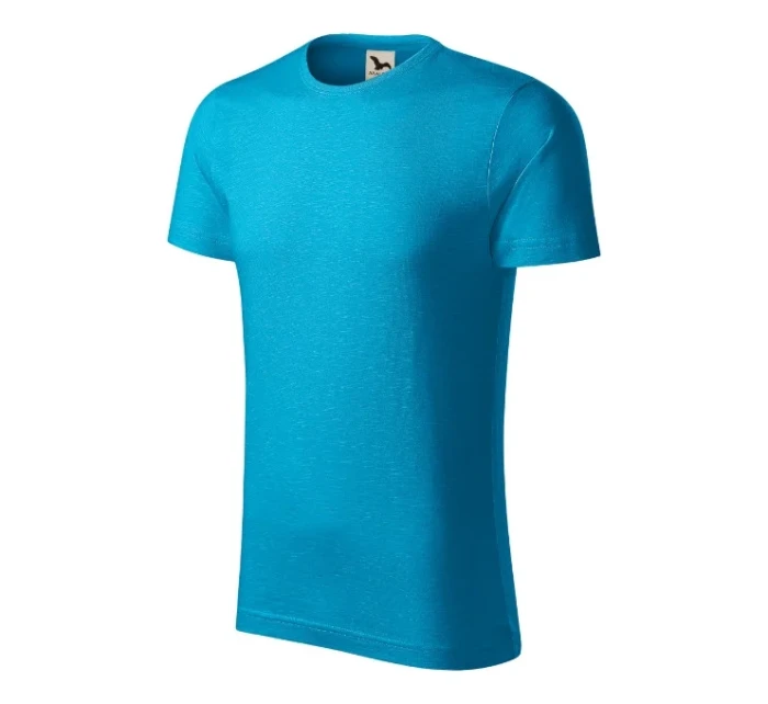 Native (GOTS) tričko pánské tyrkysová