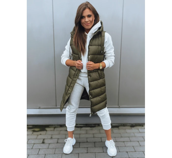 Dámska vesta KERIN tmavo zelená FashionStreet TY2918 Dámska vesta KERIN tmavo zelená FashionStreet TY2918