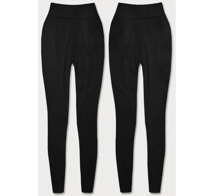 Černé bavlněné legíny model 18266805 - J.STYLE Černé bavlněné legíny model 18266805 - J.STYLE