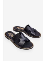 Dámské Žabky S Ozdobnými Černé model 21617419 - Zazoo Dámské Žabky S Ozdobnými Černé model 21617419 - Zazoo