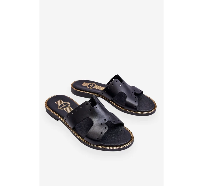 Dámské Žabky S Ozdobnými Černé model 21617419 - Zazoo Dámské Žabky S Ozdobnými Černé model 21617419 - Zazoo