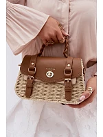 Malá Béžovo-Hnědá Taška S Pletem Marline