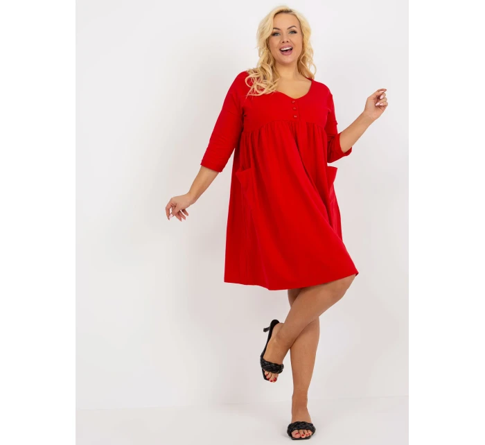 RV šaty SK 8529.37P červená