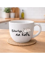 STARTUJU NA KÁVE – keramický hrnček 400 ml STARTUJU NA KÁVE – keramický hrnček 400 ml