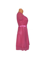 Dámské a šaty středně dlouhé růžové Růžová model 15042337 - OEM
