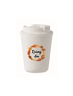 BEAUTIFUL DAY (WINTER) - biely termohrnček 300 ml
