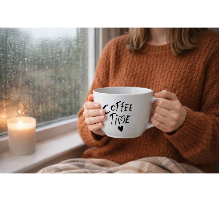 COFFEE TIME - MEGA XXL keramický hrnek 1000 ml