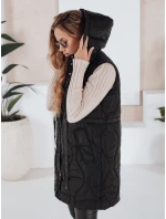 Dámska prešívaná vesta WELIA black FashionStreet TY3294