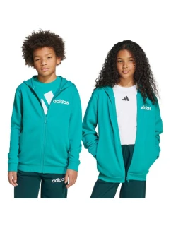 Adidas Essentials detská tepláková súprava zelená JN2427
