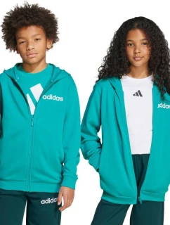 Adidas Essentials detská tepláková súprava zelená JN2427