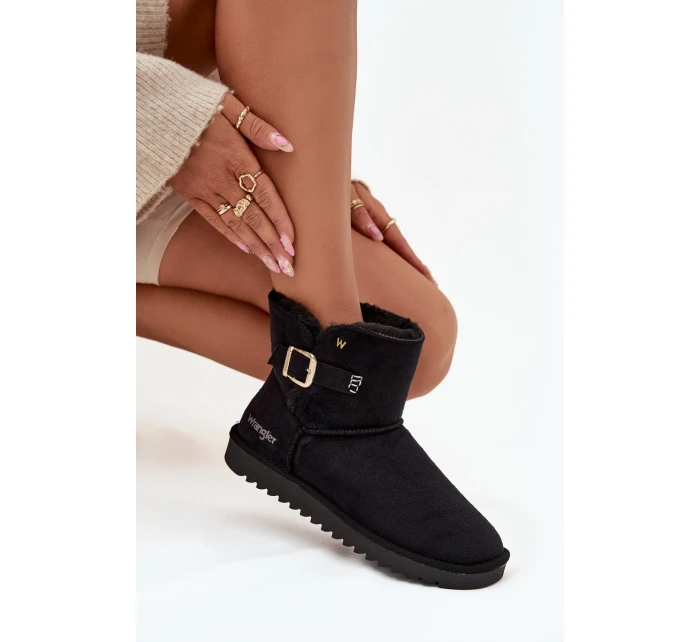 Śniegowce Damskie Z Klamrą Wrangler 20253091.25Y Czarne