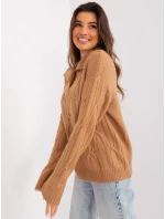 Sweter AT SW  camelowy model 19005998 - FPrice