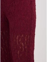 Nohavice IT SP 9960.78 bordová Nohavice IT SP 9960.78 bordová