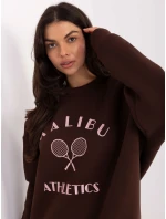 Mikina MJ BL H2519.34 tmavohnedá Mikina MJ BL H2519.34 tmavohnedá