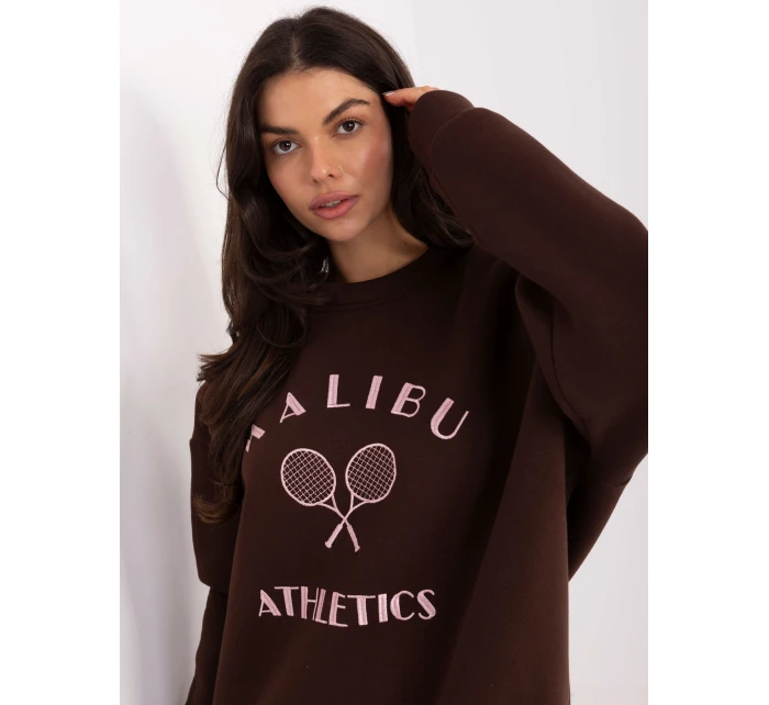 Mikina MJ BL H2519.34 tmavohnedá Mikina MJ BL H2519.34 tmavohnedá