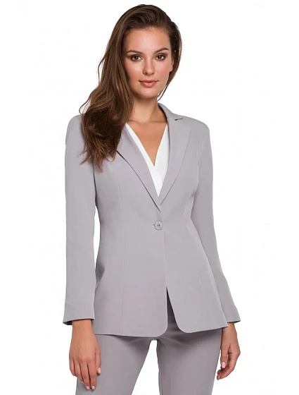 K036 Blejzer s jednou zadnou časťou - šedý