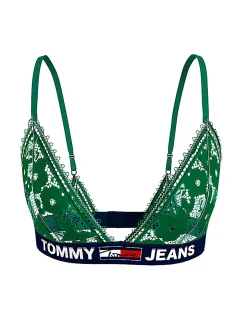 Dámska čipkovaná podprsenka Undersized Jeans UW0UW03508-L30 - Tommy Hilfiger