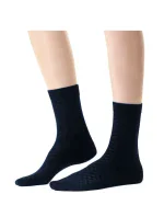 Ponožky Steven art.125 Bambusové dámske kockované bez potlače 35-40