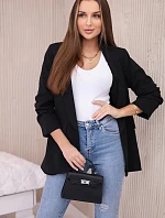 Bunda s klopami elegantná čierna