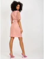 LK SK 508643 šaty.38X tmavo ružová