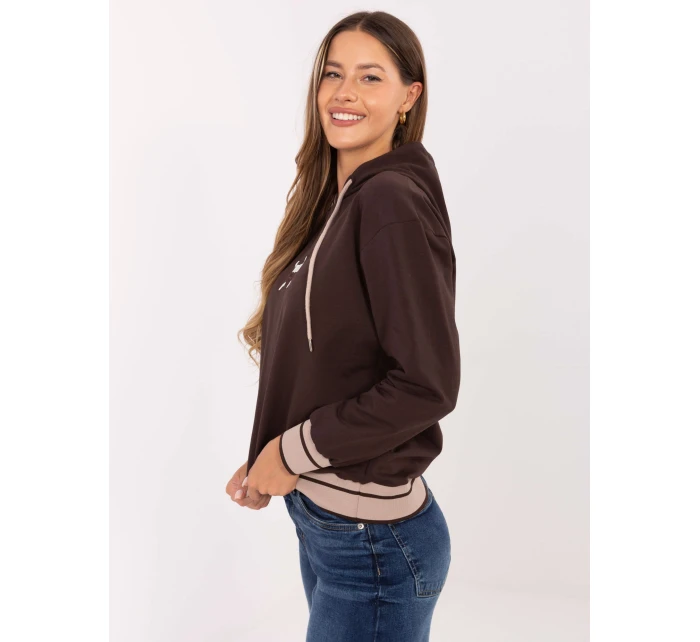 Blúzka RV BL A857.47 tmavohnedá Blúzka RV BL A857.47 tmavohnedá