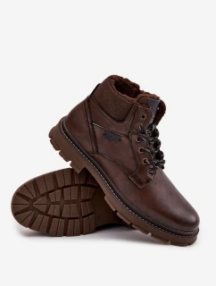 Pánske zateplené trapery Wrangler - tmavohnedé