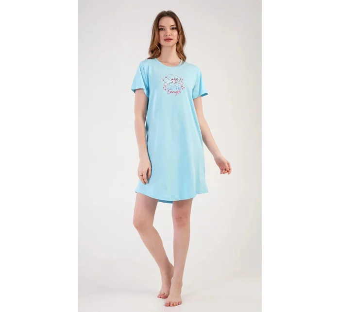 Dámská noční košile s krátkým rukávem   model 19424521 - Vienetta
