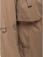 Dámská přechodná bunda parka tmavě béžová Dstreet model 21995970 - FashionStreet