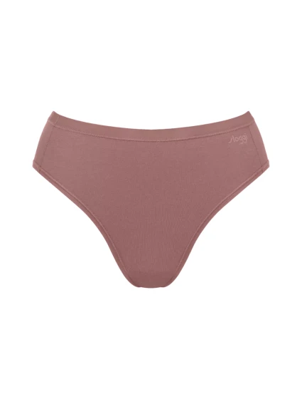 Dámske bavlnené tričko GO Daily Tai - BROWN - dark beige 1141 - SLOGGI Dámske bavlnené tričko GO Daily Tai - BROWN - dark beige 1141 - SLOGGI