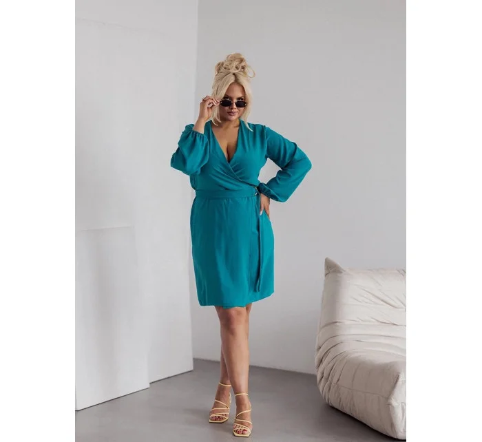 Elegantní  šaty v mořské barvě model 19764276 - Moon
