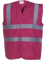 Bezpečnostná vesta Yoko HVW 100 Hi-Vis 79.W100 v malinovej farbe Bezpečnostná vesta Yoko HVW 100 Hi-Vis 79.W100 v malinovej farbe