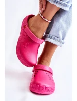 Dámské světlé pantofle Big Star model 21593831 fuchsie - Big Star Shoes