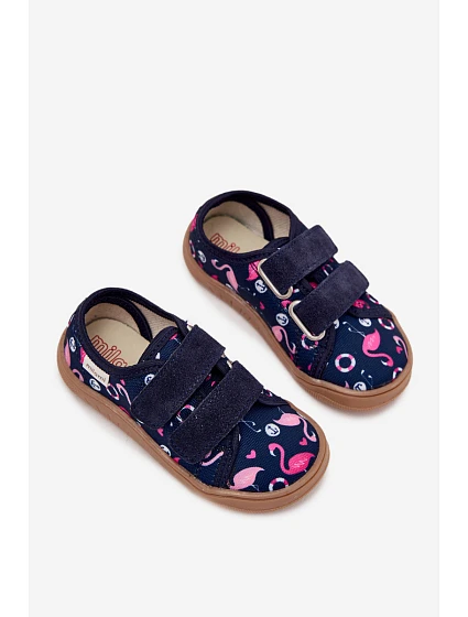 Dívčí pantofle Barefoot Tmavě modré model 21705476 - Milami Dívčí pantofle Barefoot Tmavě modré model 21705476 - Milami