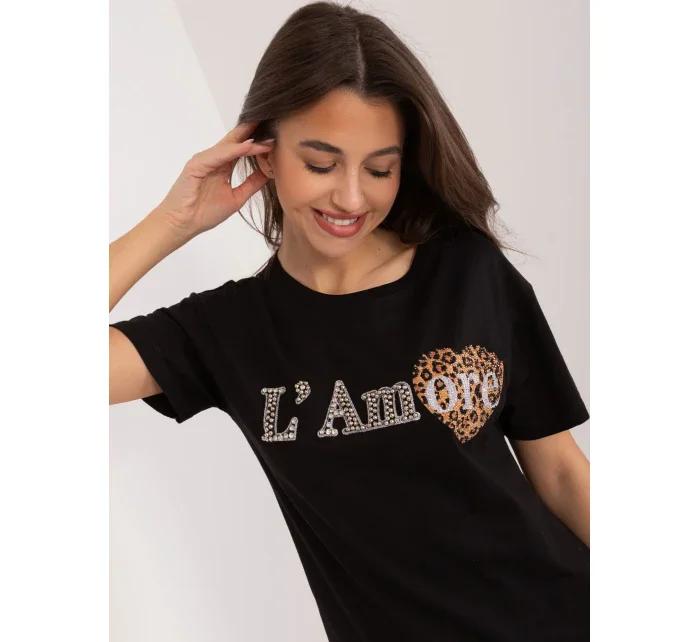 Tričko PM TS 4535.84 čierne Tričko PM TS 4535.84 čierne