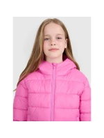 Dívčí péřová bunda se syntetickou výplní model 21814855 - 4F Dívčí péřová bunda se syntetickou výplní model 21814855 - 4F