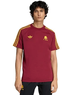 Pánske tričko adidas AS Roma Originals Tee bordová JZ7185 pánske