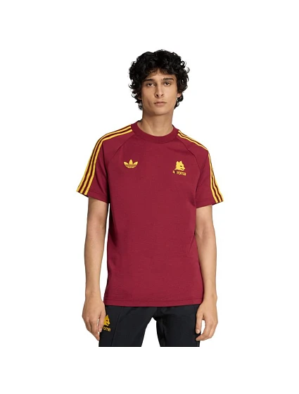 Pánske tričko adidas AS Roma Originals Tee bordová JZ7185 pánske