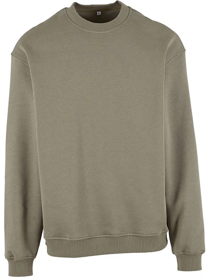 BY 409 Mikina z těžké bavlny "Loose Fit" model 22456881 pale olive - Build your Brand BY 409 Mikina z těžké bavlny "Loose Fit" model 22456881 pale olive - Build your Brand