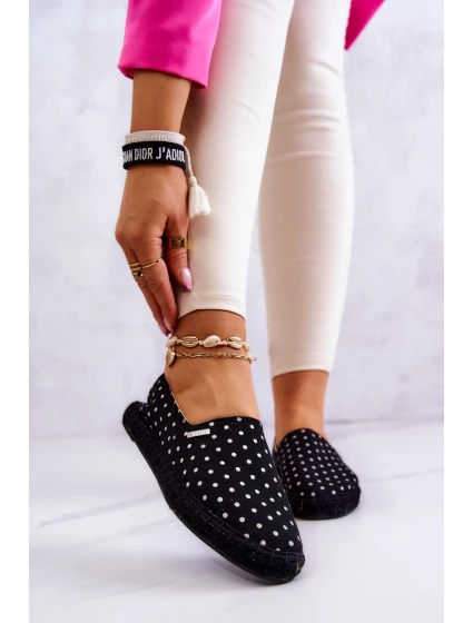 Dámské espadrilky s puntíky Big Star model 21577533 Černá - Big Star Shoes
