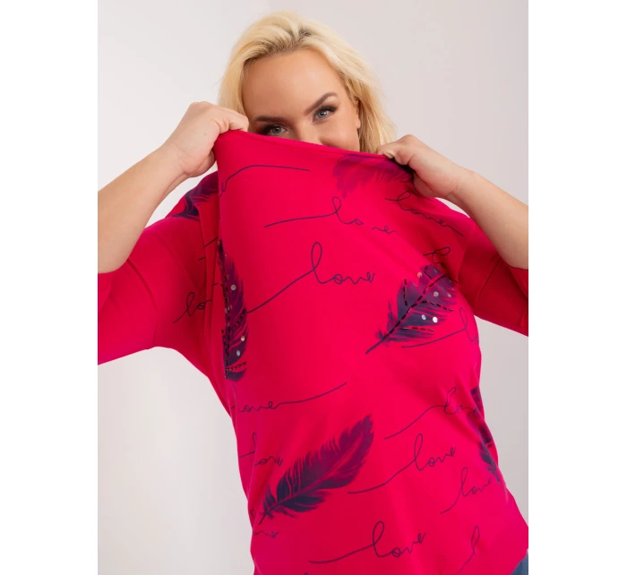 Blúzka RV BZ 9433.81 fuchsiová Blúzka RV BZ 9433.81 fuchsiová