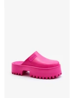 Dámské žabky na masivní podrážce Big Star model 20434757 Fuchsia - Big Star Shoes Dámské žabky na masivní podrážce Big Star model 20434757 Fuchsia - Big Star Shoes