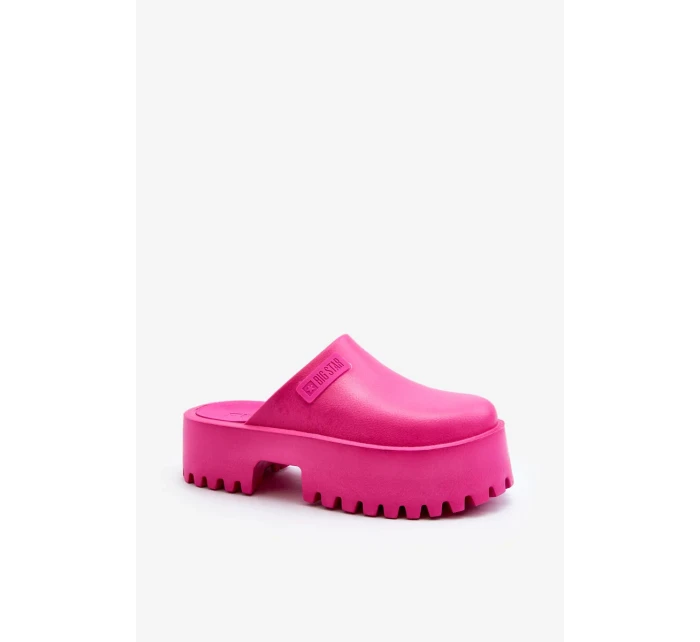 Dámské žabky na masivní podrážce Big Star model 20434757 Fuchsia - Big Star Shoes Dámské žabky na masivní podrážce Big Star model 20434757 Fuchsia - Big Star Shoes