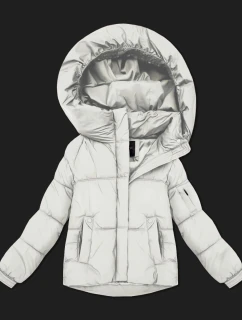 Biela dámska prechodná bunda S'West (B2003-26)