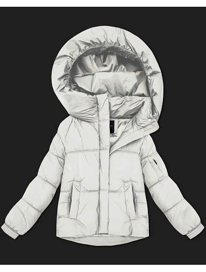 Dámska prechodná bunda oversize S'West broken white (B2003-26)
