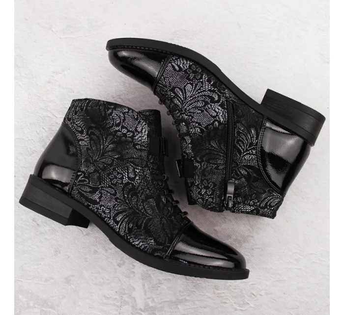 Dámské boty s černé model 22014901 - Sabatina Dámské boty s černé model 22014901 - Sabatina