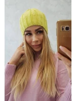 Fleecová čepice Ida model 18750147 pistácie - K-Fashion Fleecová čepice Ida model 18750147 pistácie - K-Fashion