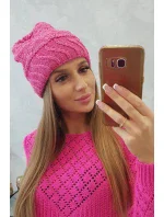 Dámska čiapka Dagmara K332 pink