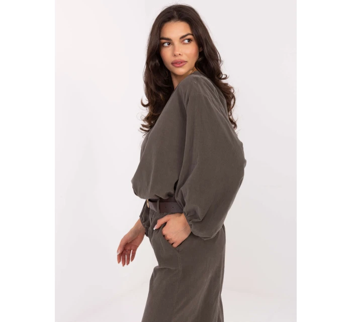 IT KS košeľa 233607.63 tmavá khaki IT KS košeľa 233607.63 tmavá khaki